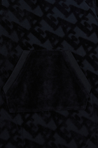 EA Velvet Jacquard Logo Dress
